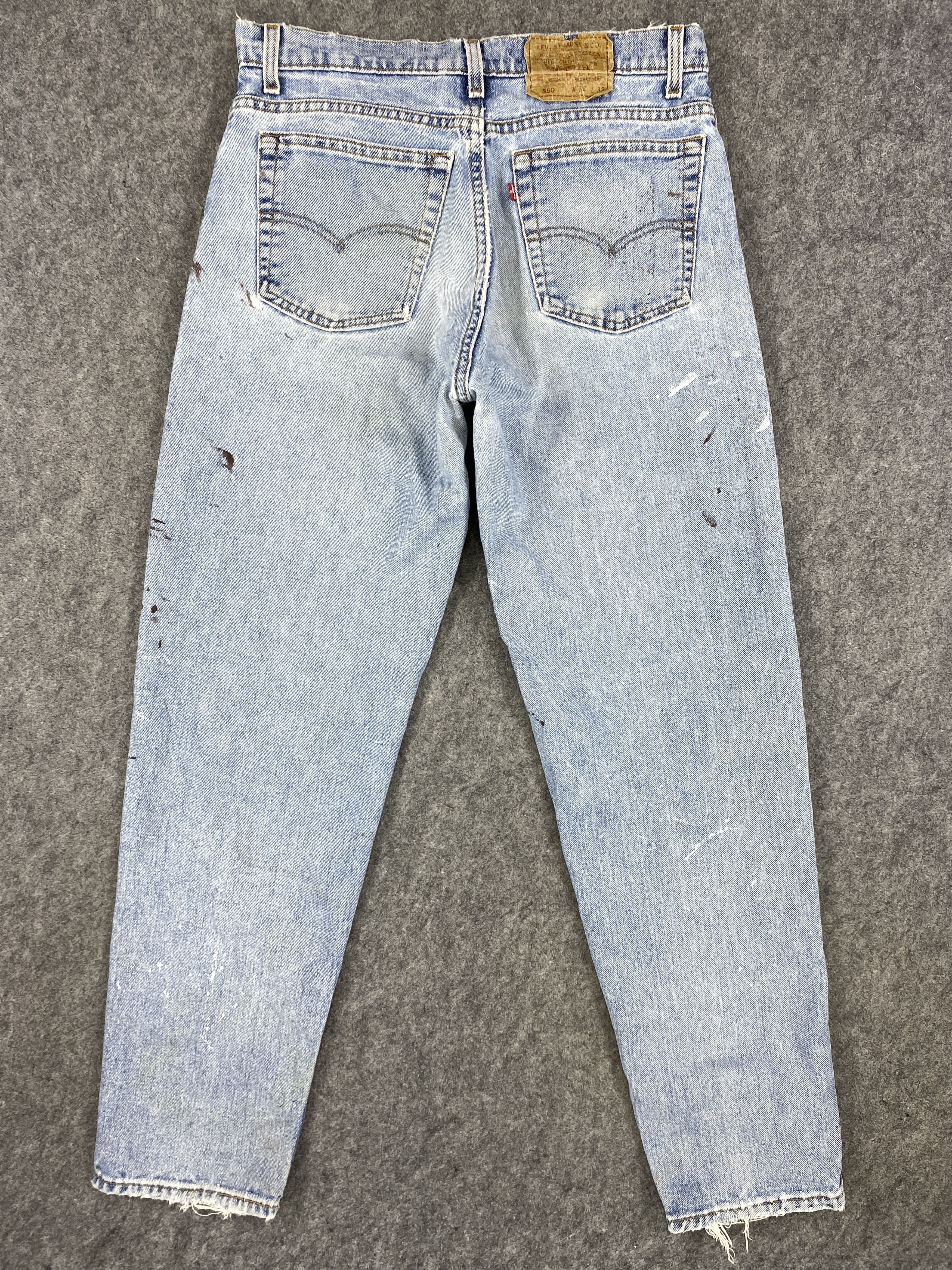 Levi's 90s Light Wash Vintage Levi's 550 USA 33x30.5 Denim -JN1235 Size US 33 - 2 Thumbnail