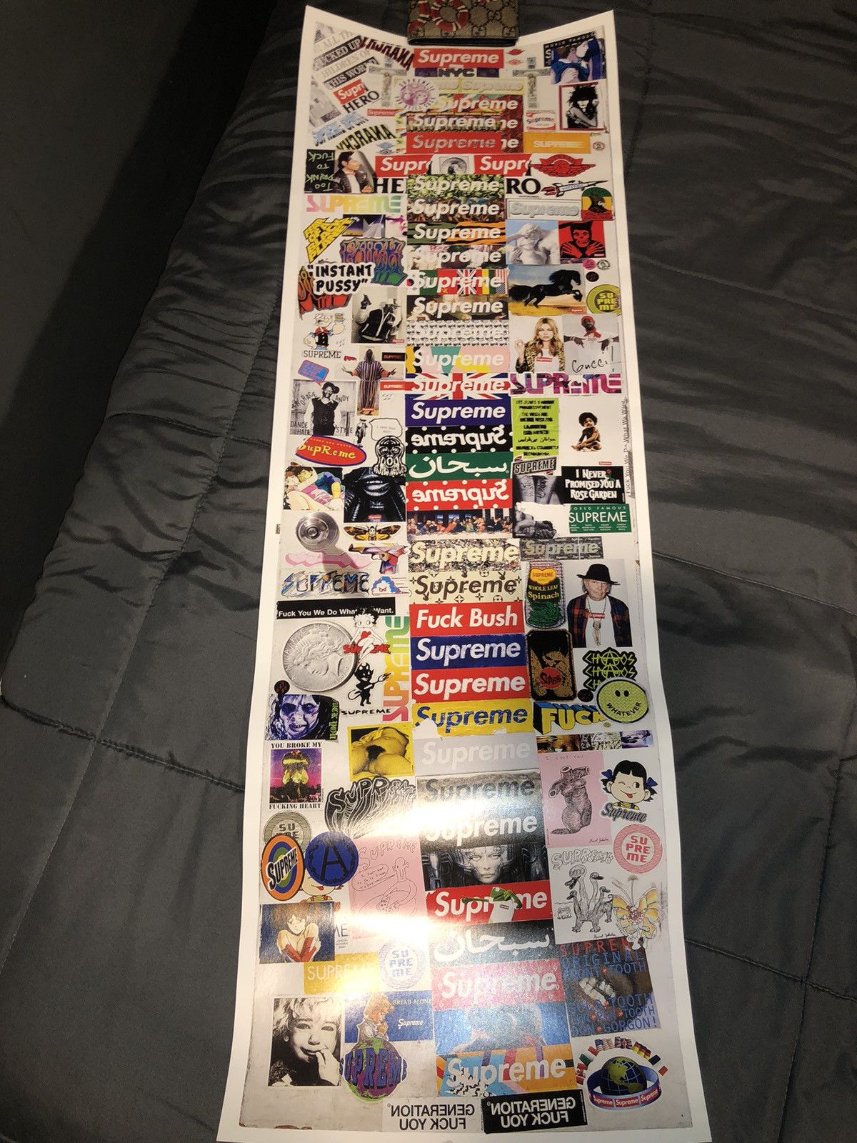 Supreme Supreme x Phaidon Sticker Door Poster | Grailed