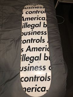 Supreme Illegal Business Skateboard | Grailed