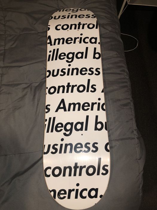 Supreme Supreme Illegal Business Skateboard | Grailed