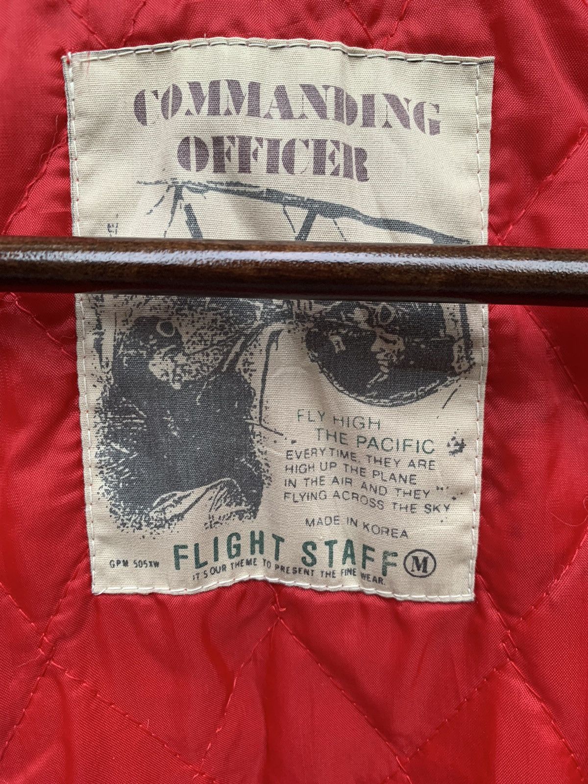 Vintage VINTAGE COMMANDING OFFICER FLIGHT STAFF BOMBER JACKET Size US M / EU 48-50 / 2 - 11 Thumbnail