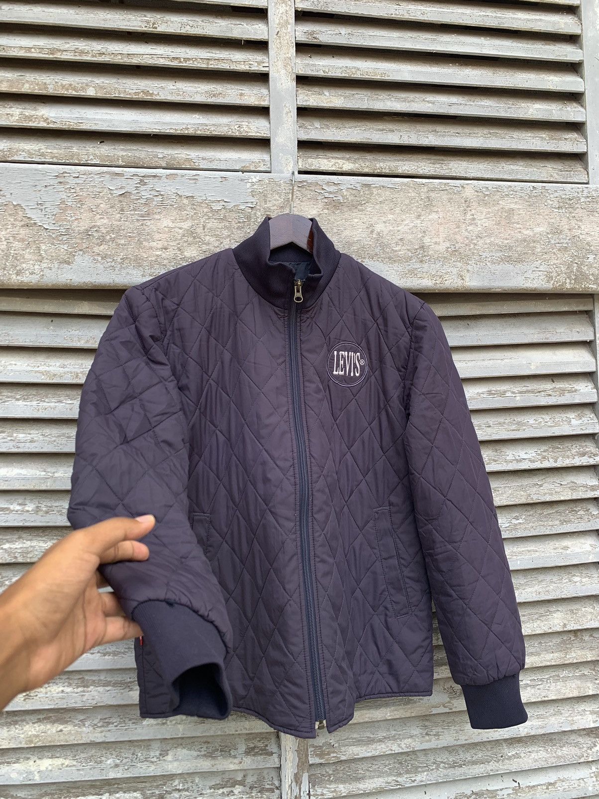 Levi's Levi's Red Tab Varsity Diamond Quilted Puffer Jacket Size US S / EU 44-46 / 1 - 8 Thumbnail