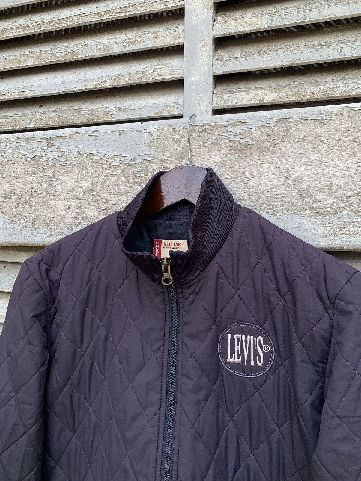 Levi's Levi's Red Tab Varsity Diamond Quilted Puffer Jacket Size US S / EU 44-46 / 1 - 7 Thumbnail