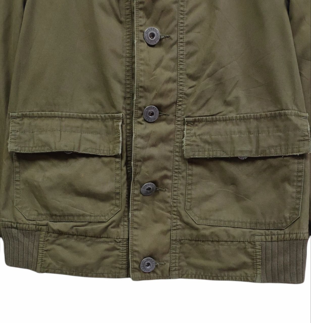 Diesel Vintage Diesel Crop top Cotton Jacket Size M / US 6-8 / IT 42-44 - 4 Thumbnail