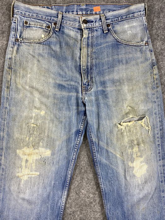 Vintage Dirty Used Blue Vintage Levi's 503 34x30 Denim -SJ093 | Grailed