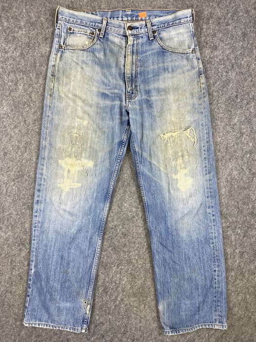 Vintage Dirty Used Blue Vintage Levi's 503 34x30 Denim -SJ093 | Grailed