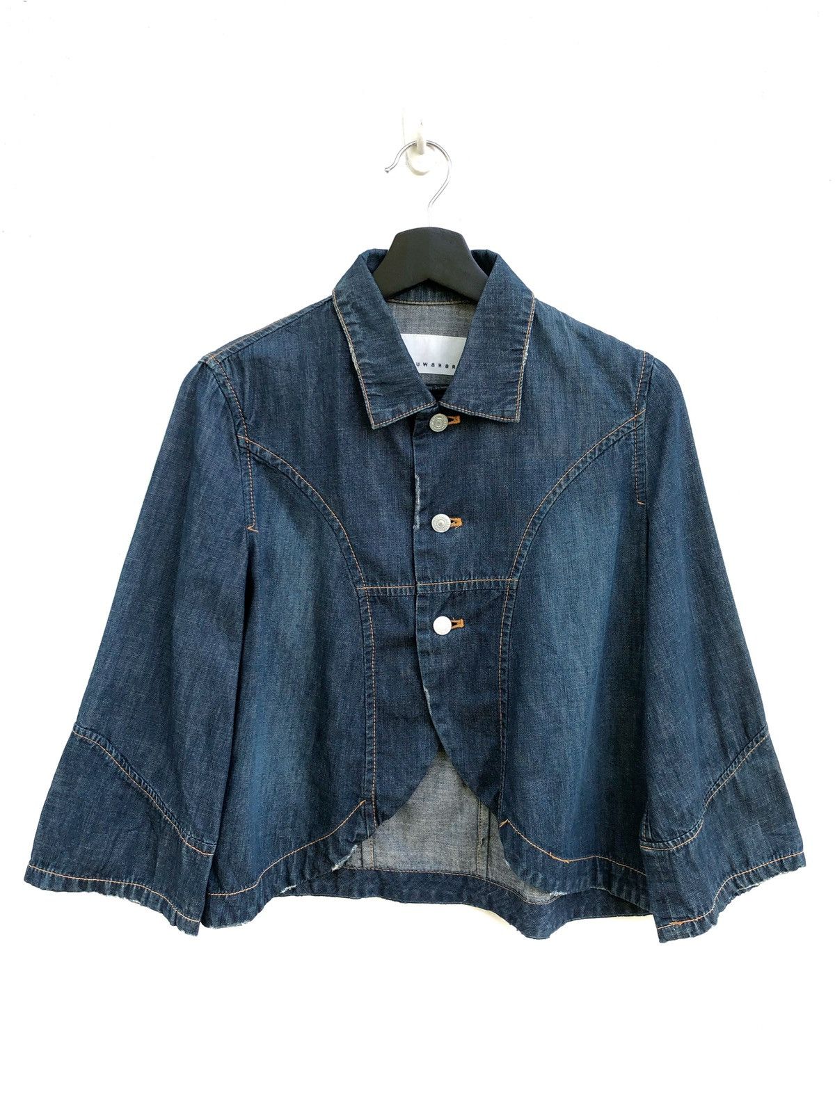 image of Japanese Designers Sunao Kuwahara Denim Jacket in Blue, Men's (Size Medium)