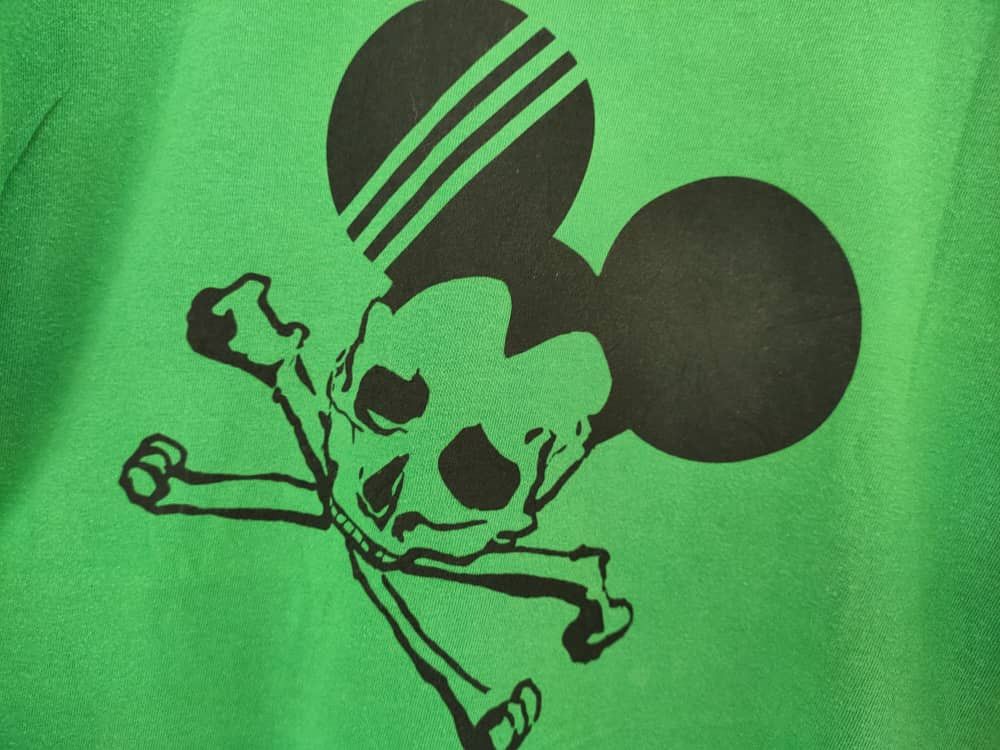 Mickey Mouse Mickey X Skull Design T Size US M / EU 48-50 / 2 - 2 Thumbnail