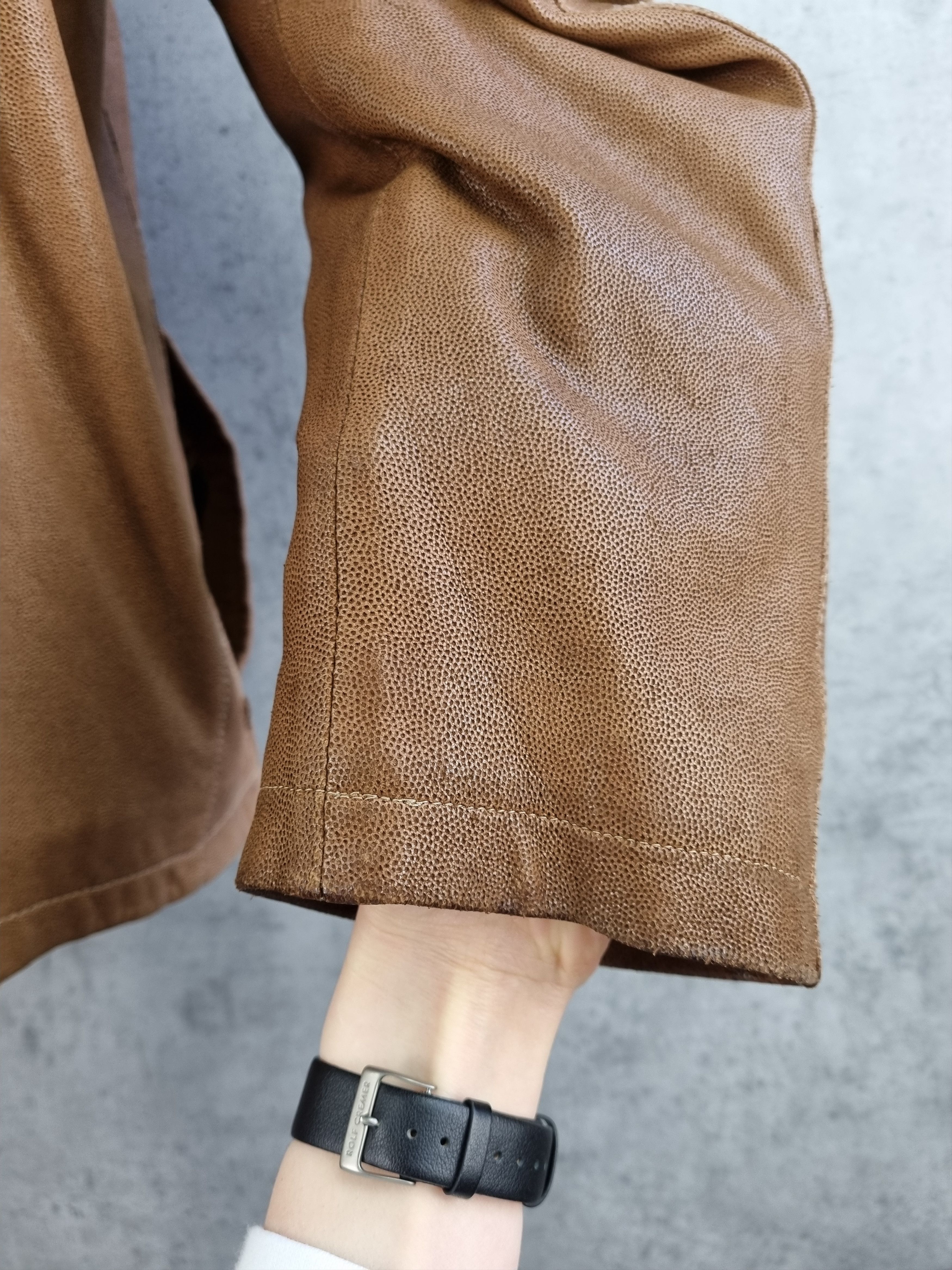 Genuine Leather RRP ±1500$ Rare LATINI Handmade in Italy leather Jacket Size US L / EU 52-54 / 3 - 14 Thumbnail