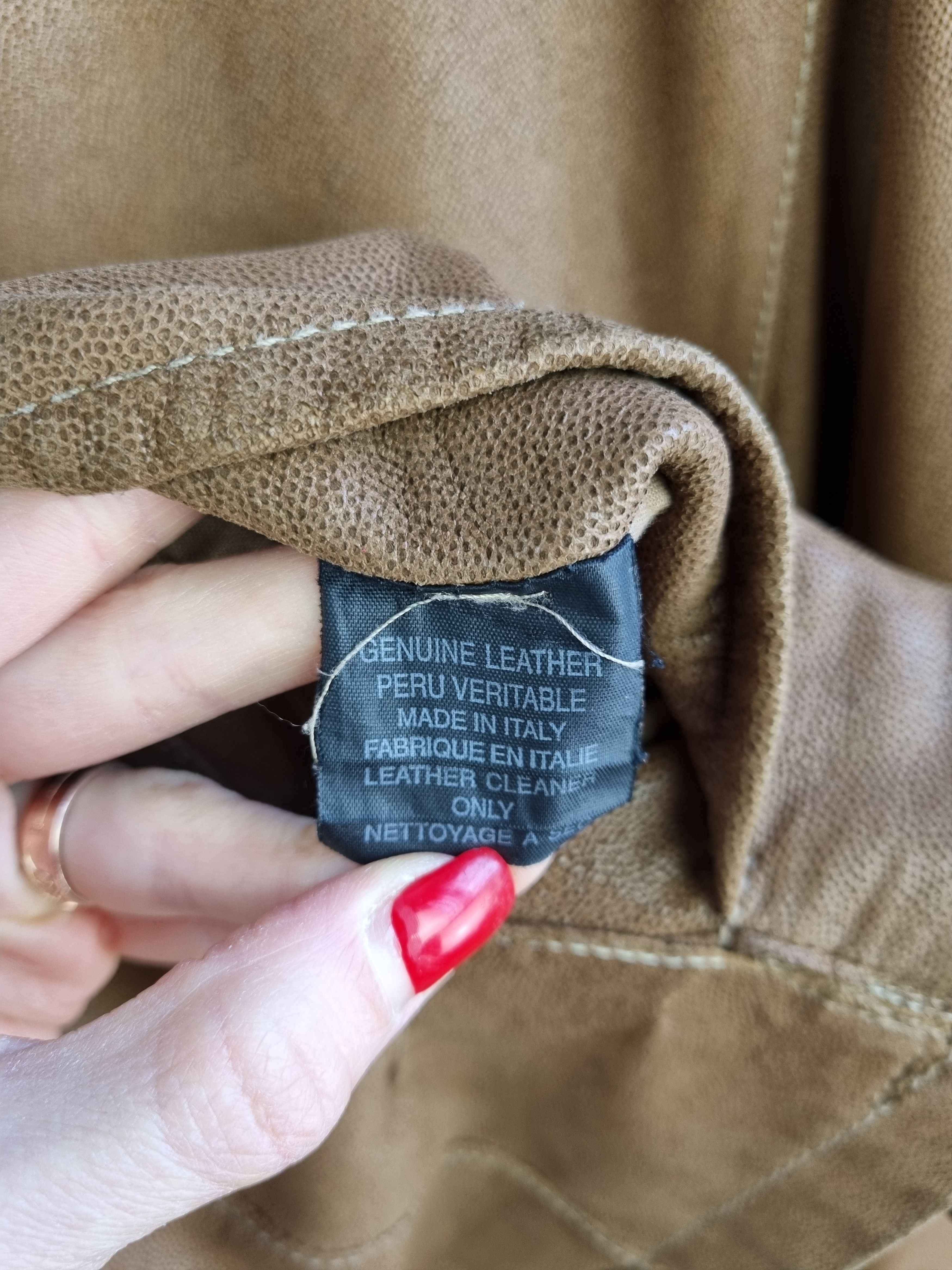 Genuine Leather RRP ±1500$ Rare LATINI Handmade in Italy leather Jacket Size US L / EU 52-54 / 3 - 5 Thumbnail
