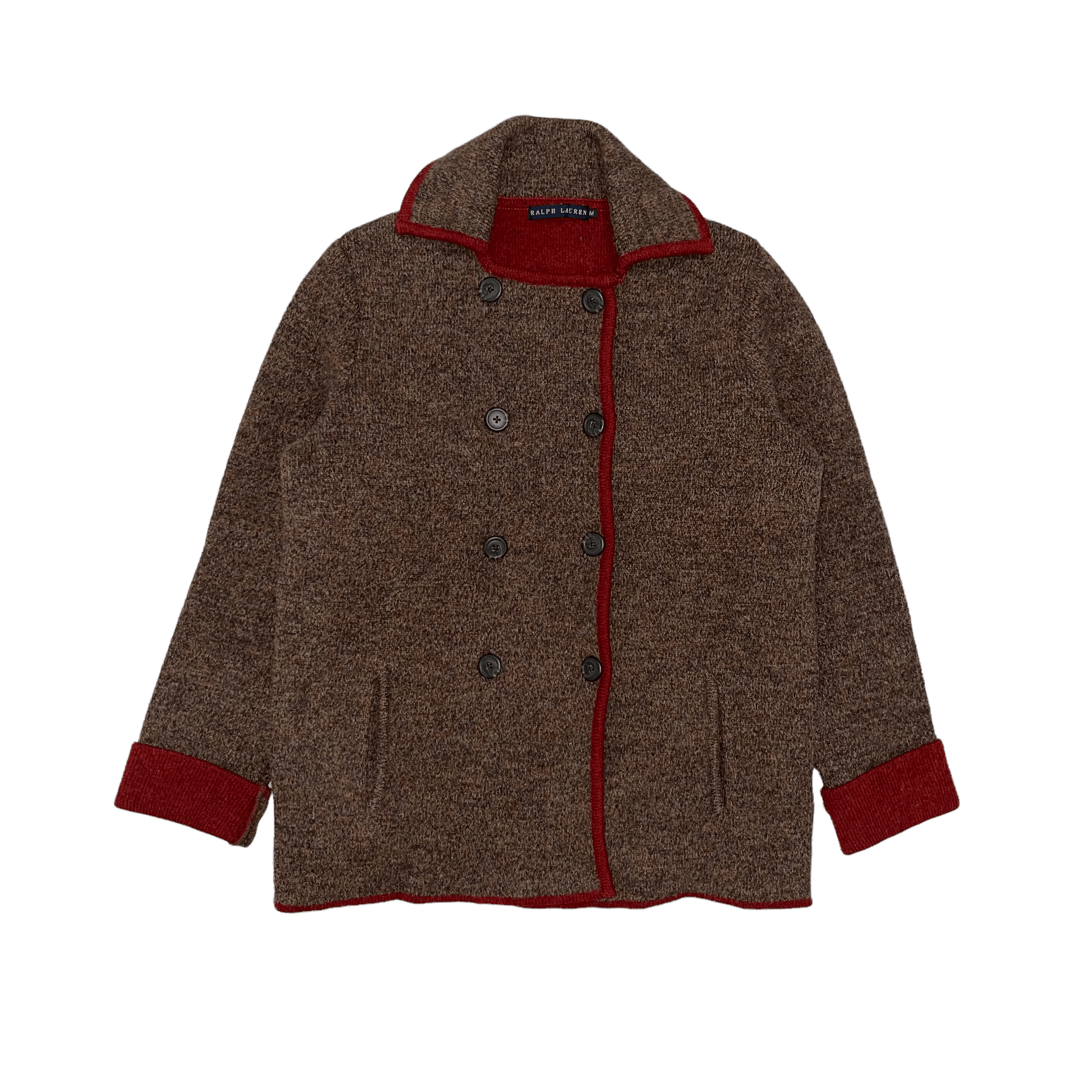 Polo Ralph Lauren × Ralph Lauren Ralph Lauren Thick Wool Double Breast Jacket Size US M / EU 48-50 / 2 - 1 Thumbnail