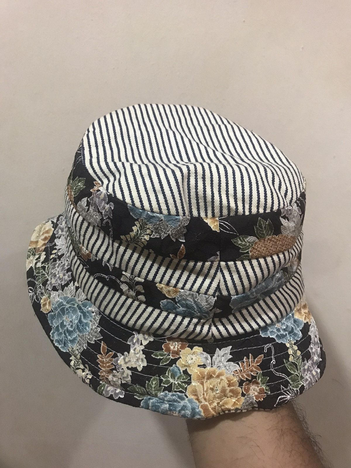 Other 🔥Vintage🔥 Unique Floral Pattern Bucket Hat Size ONE SIZE - 3 Thumbnail