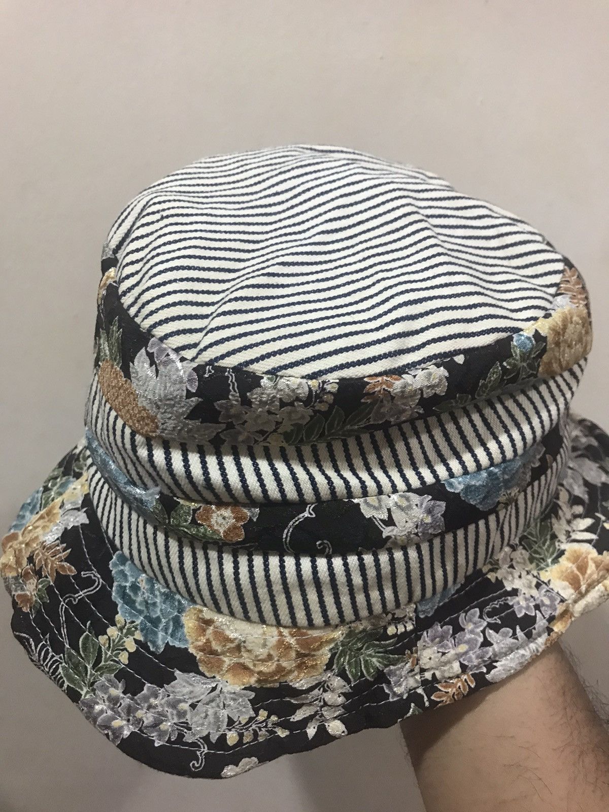 Other 🔥Vintage🔥 Unique Floral Pattern Bucket Hat Size ONE SIZE - 4 Thumbnail