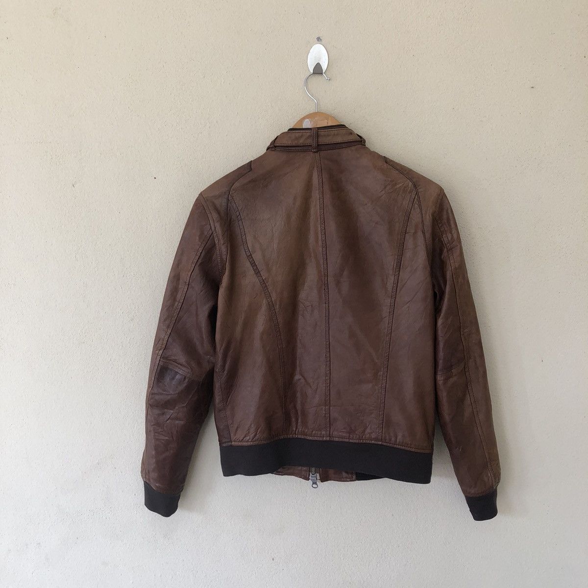 Vintage BIKER JACKET HARE SOFT LEATHER Size US S / EU 44-46 / 1 - 6 Thumbnail