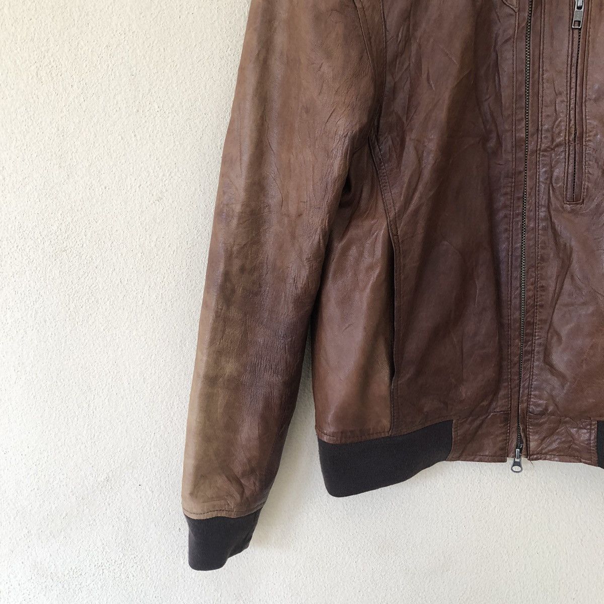Vintage BIKER JACKET HARE SOFT LEATHER Size US S / EU 44-46 / 1 - 5 Thumbnail