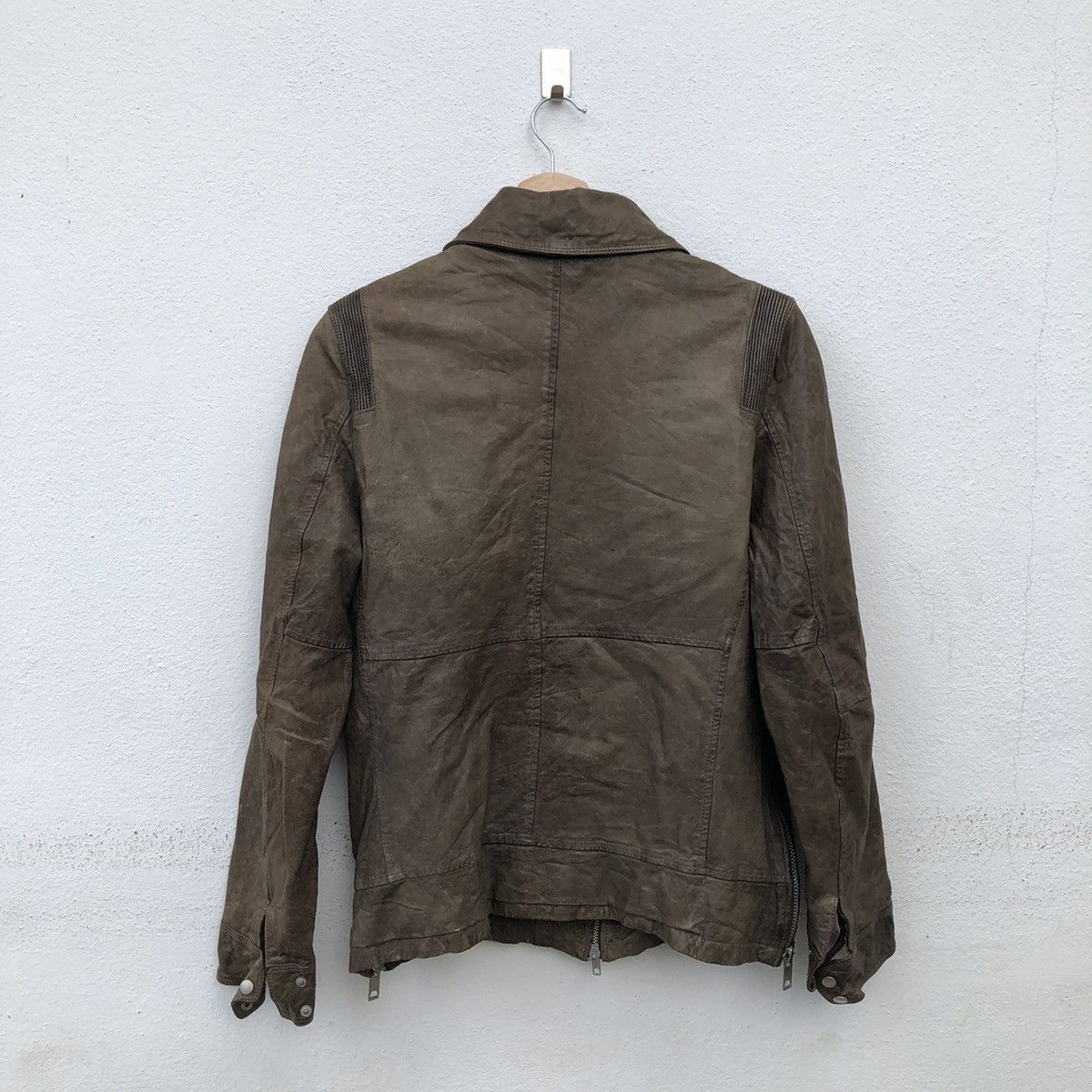 Japanese Brand SEDITIONARIES BIKER PARACHUTE SOFT LEATHER JACKET Size US M / EU 48-50 / 2 - 7 Thumbnail