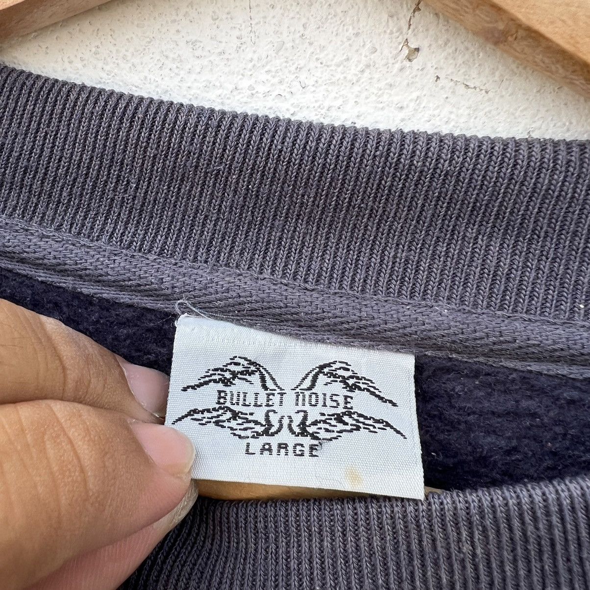 Japanese Brand BULLET NOISE BIG LOGO SWEATSHIRT INSPIRED BY CHROME HEARTS Size US L / EU 52-54 / 3 - 6 Thumbnail