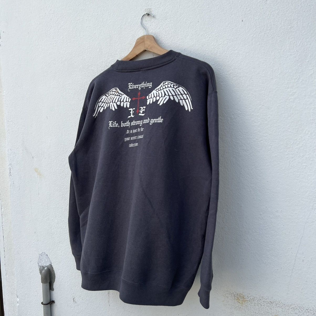 Japanese Brand BULLET NOISE BIG LOGO SWEATSHIRT INSPIRED BY CHROME HEARTS Size US L / EU 52-54 / 3 - 9 Thumbnail