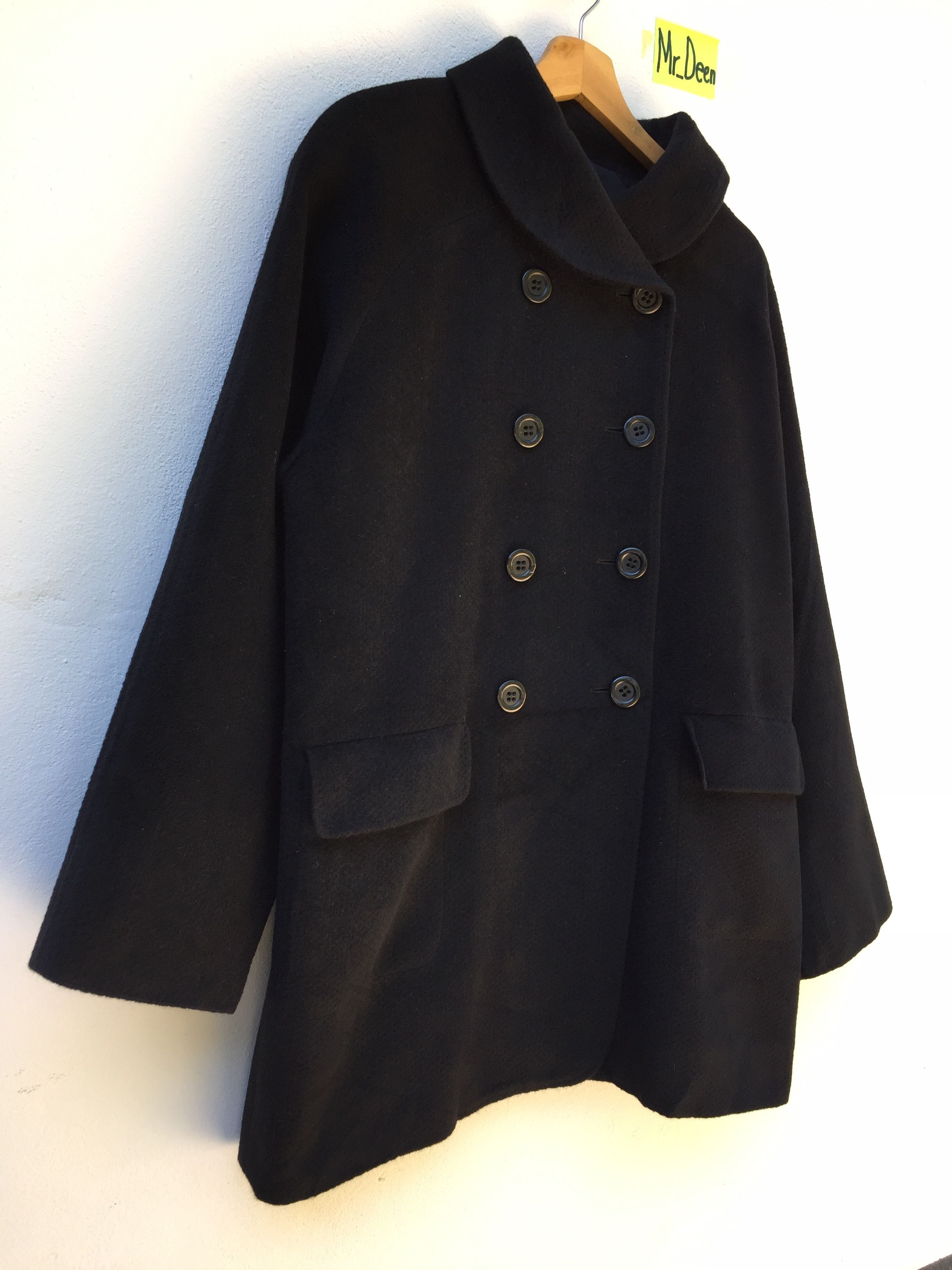 Christian Dior Monsieur Vintage Christian Dior Wool Swing Coat Double Buttons Size US L / EU 52-54 / 3 - 3 Thumbnail