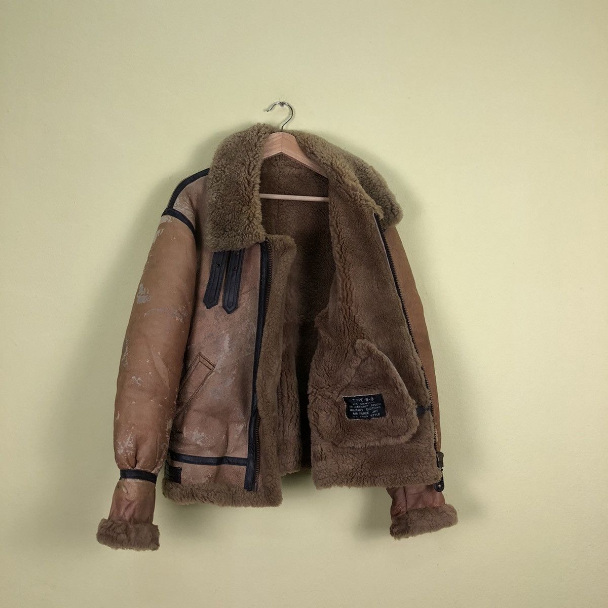 Vintage Vintage B 3 Leather Military Design Size US L / EU 52-54 / 3 - 12 Thumbnail