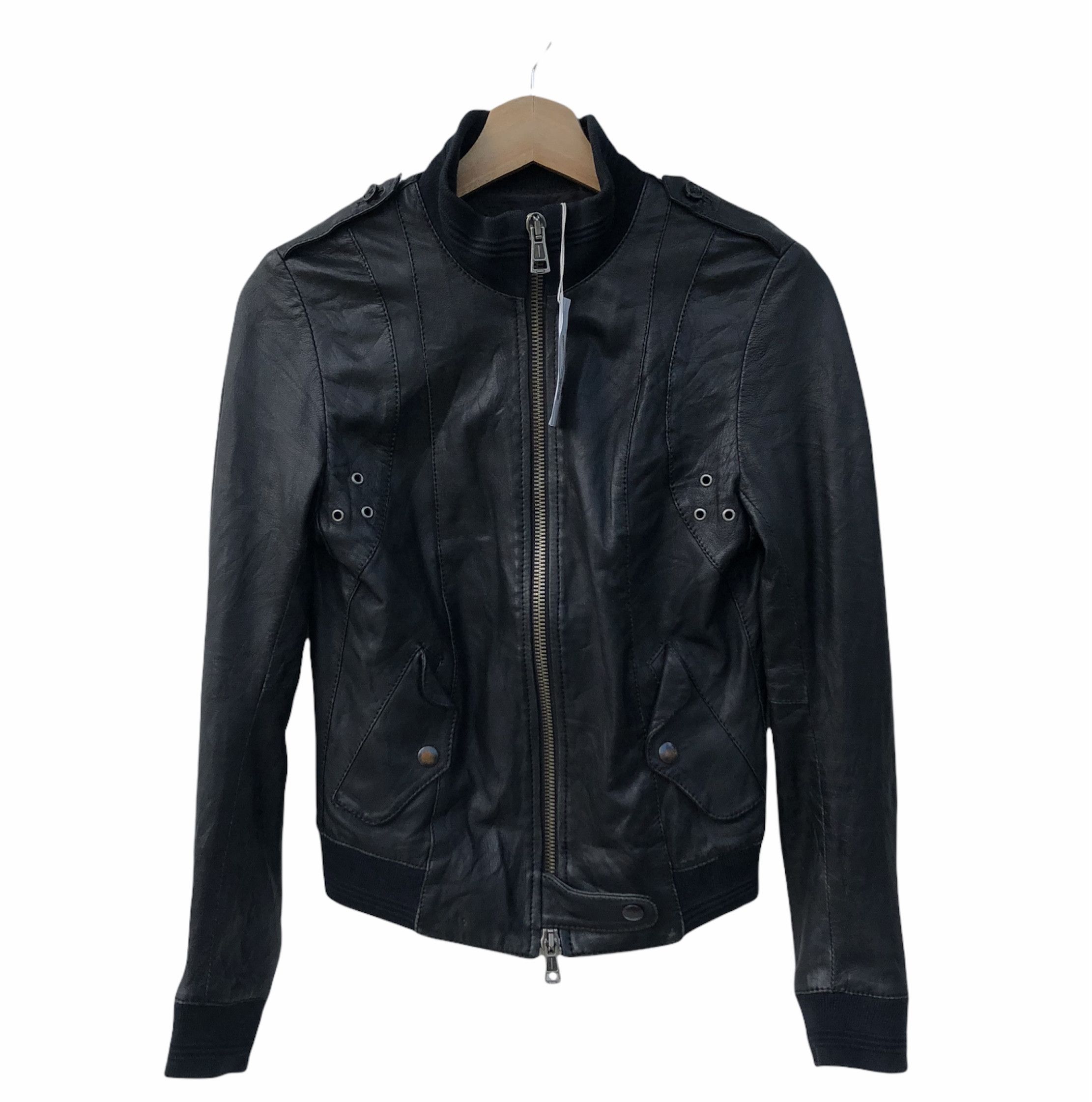 Vera Pelle VERA PELLE LEATHER JACKET MADE IN ITALY INSPIRED RICK OWENS Grailed