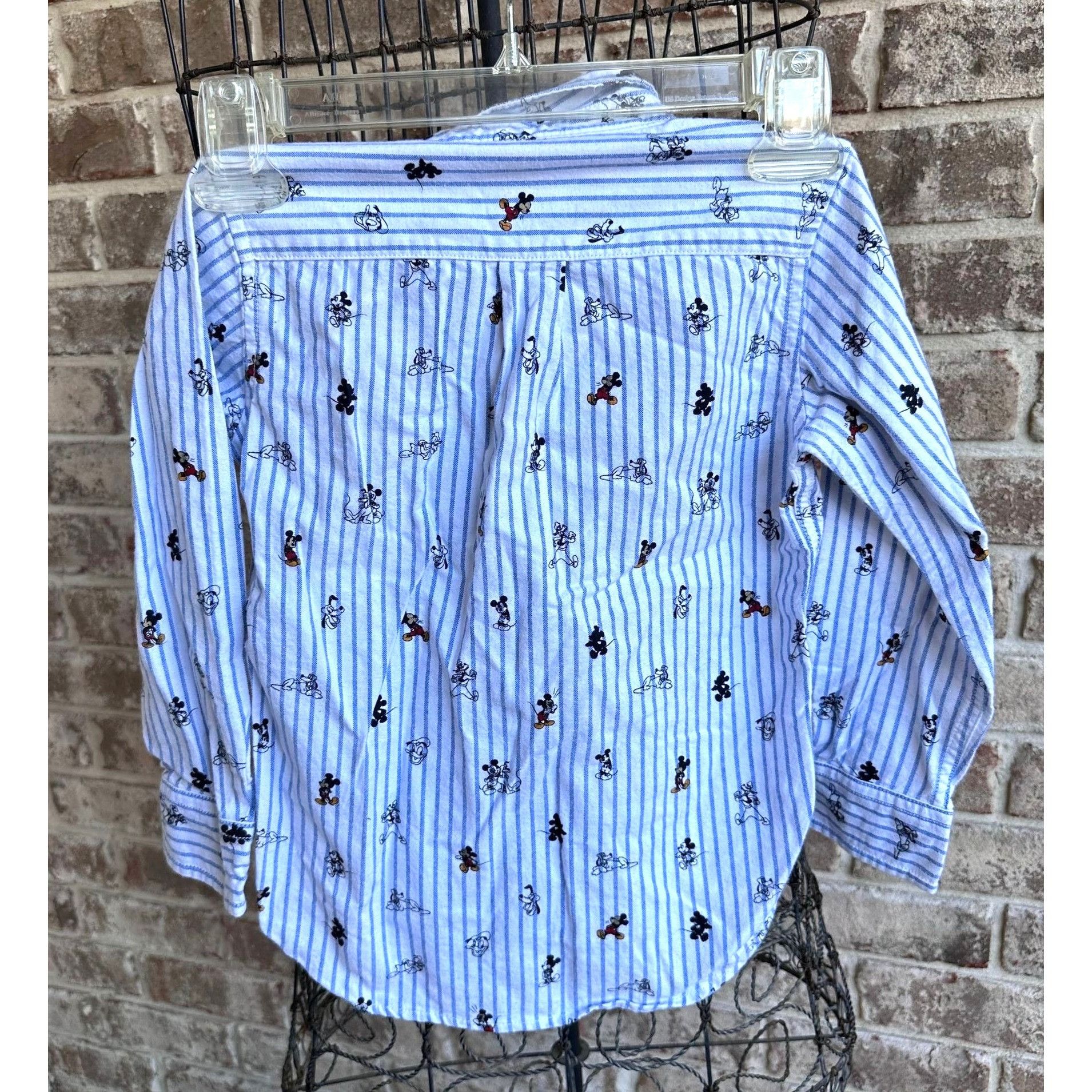 Disney × Gap × Vintage Gap Baby Toddler Button Down Shirt 5T All Over Print Mick Size US S / EU 44-46 / 1 - 9 Thumbnail