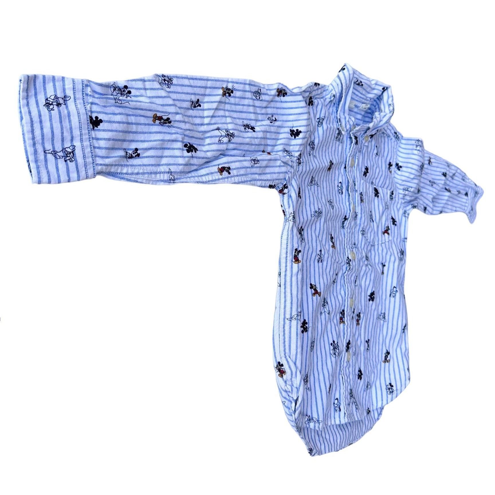 Disney × Gap × Vintage Gap Baby Toddler Button Down Shirt 5T All Over Print Mick Size US S / EU 44-46 / 1 - 5 Thumbnail
