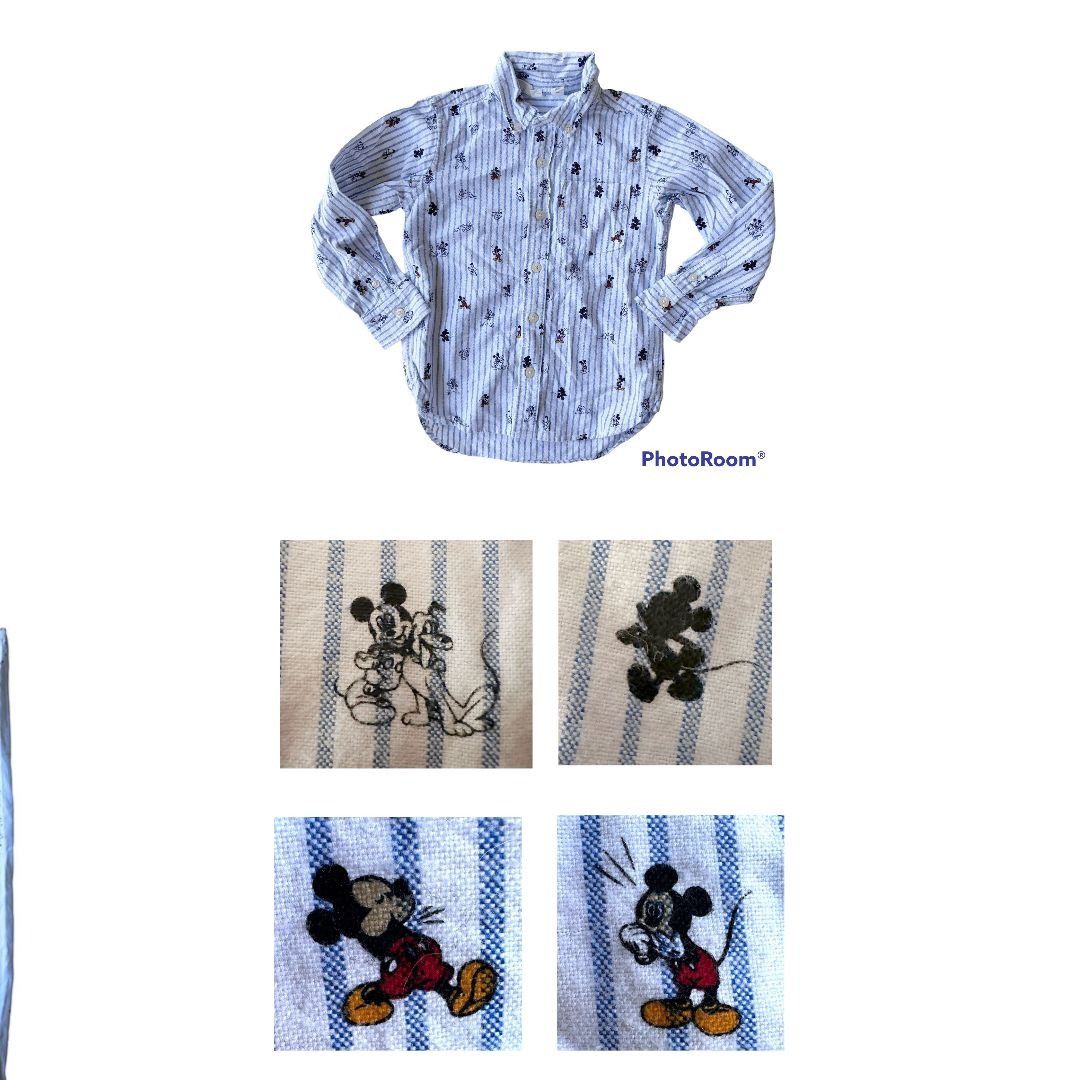 Disney × Gap × Vintage Gap Baby Toddler Button Down Shirt 5T All Over Print Mick Size US S / EU 44-46 / 1 - 2 Thumbnail