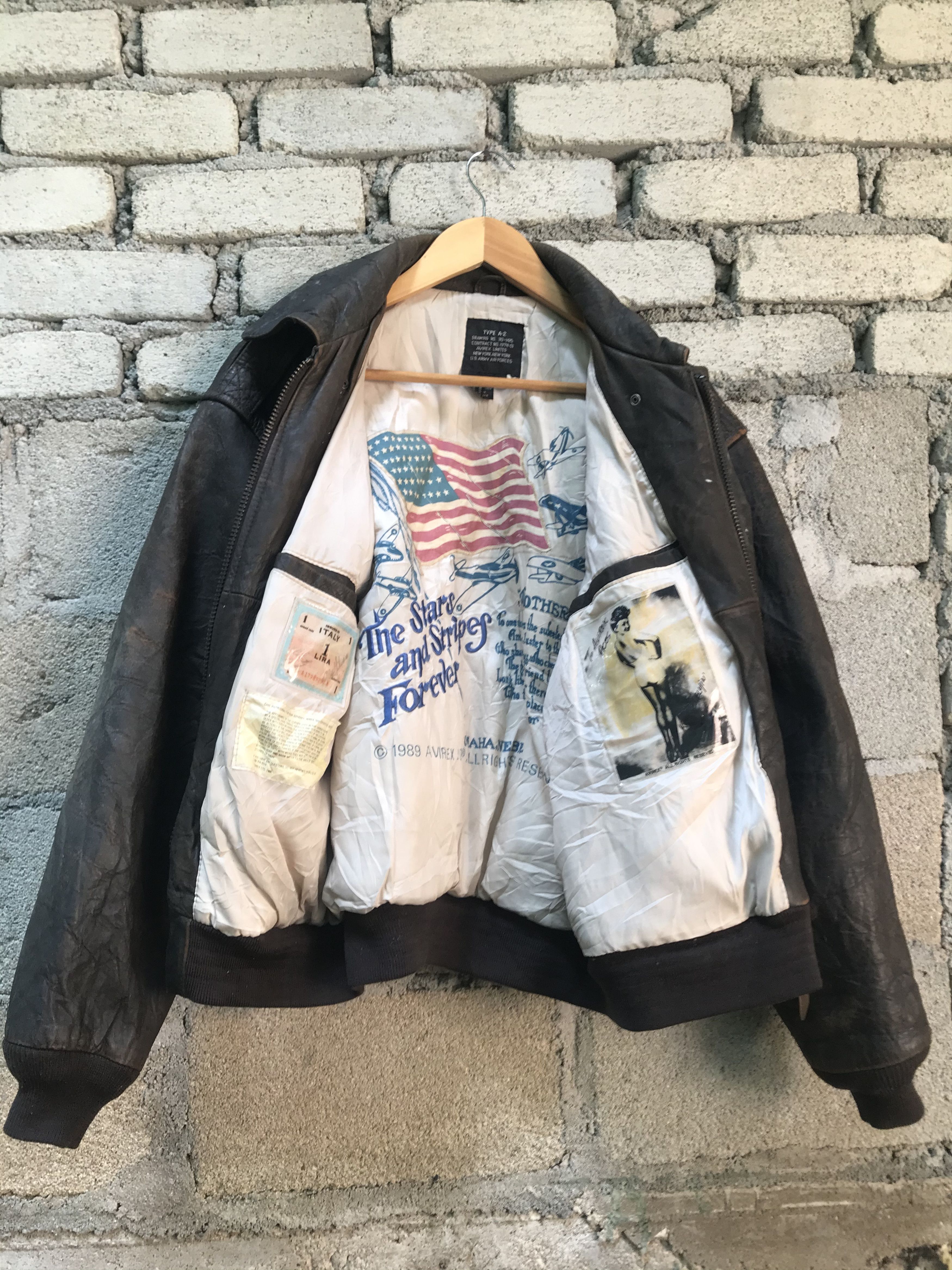 Avirex Vintage Avirex A2 Leather Jacket | Grailed