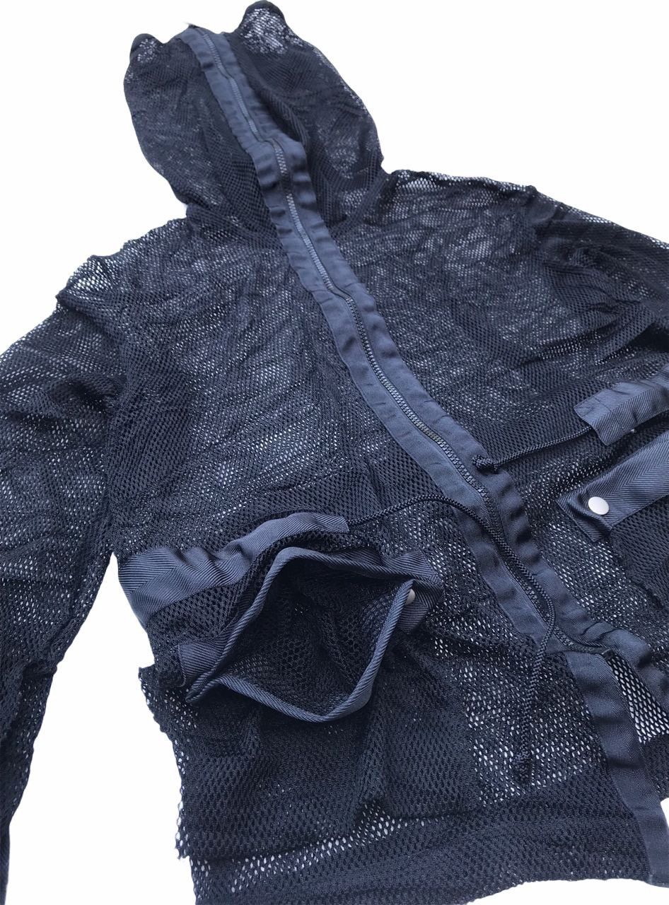 Issey Miyake Archival Issey Miyake Detachable Pocket Mesh Hoodie Jacket Size US M / EU 48-50 / 2 - 9 Thumbnail