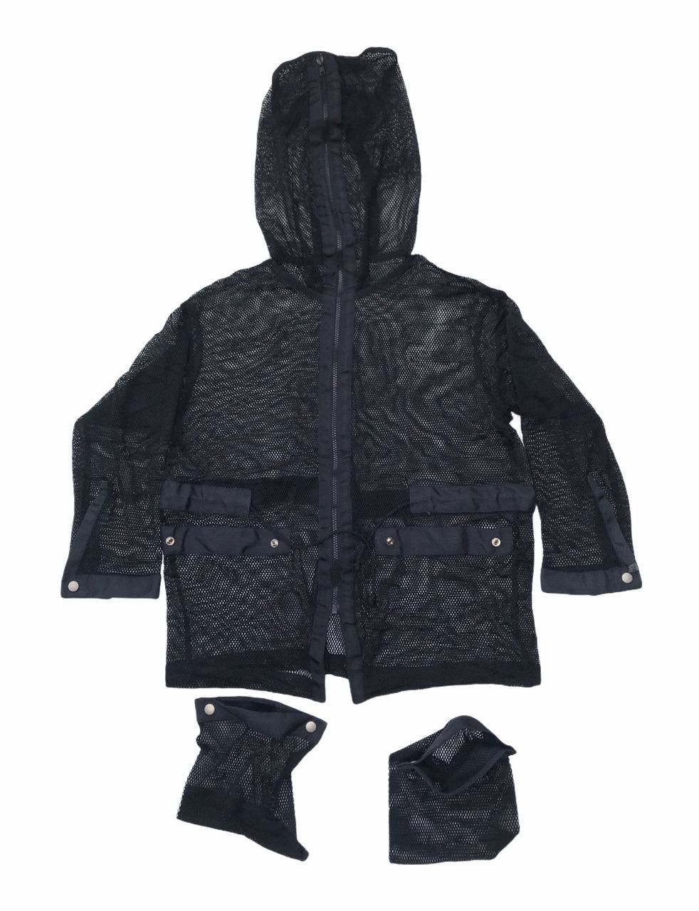 Issey Miyake Archival Issey Miyake Detachable Pocket Mesh Hoodie Jacket Size US M / EU 48-50 / 2 - 1 Thumbnail