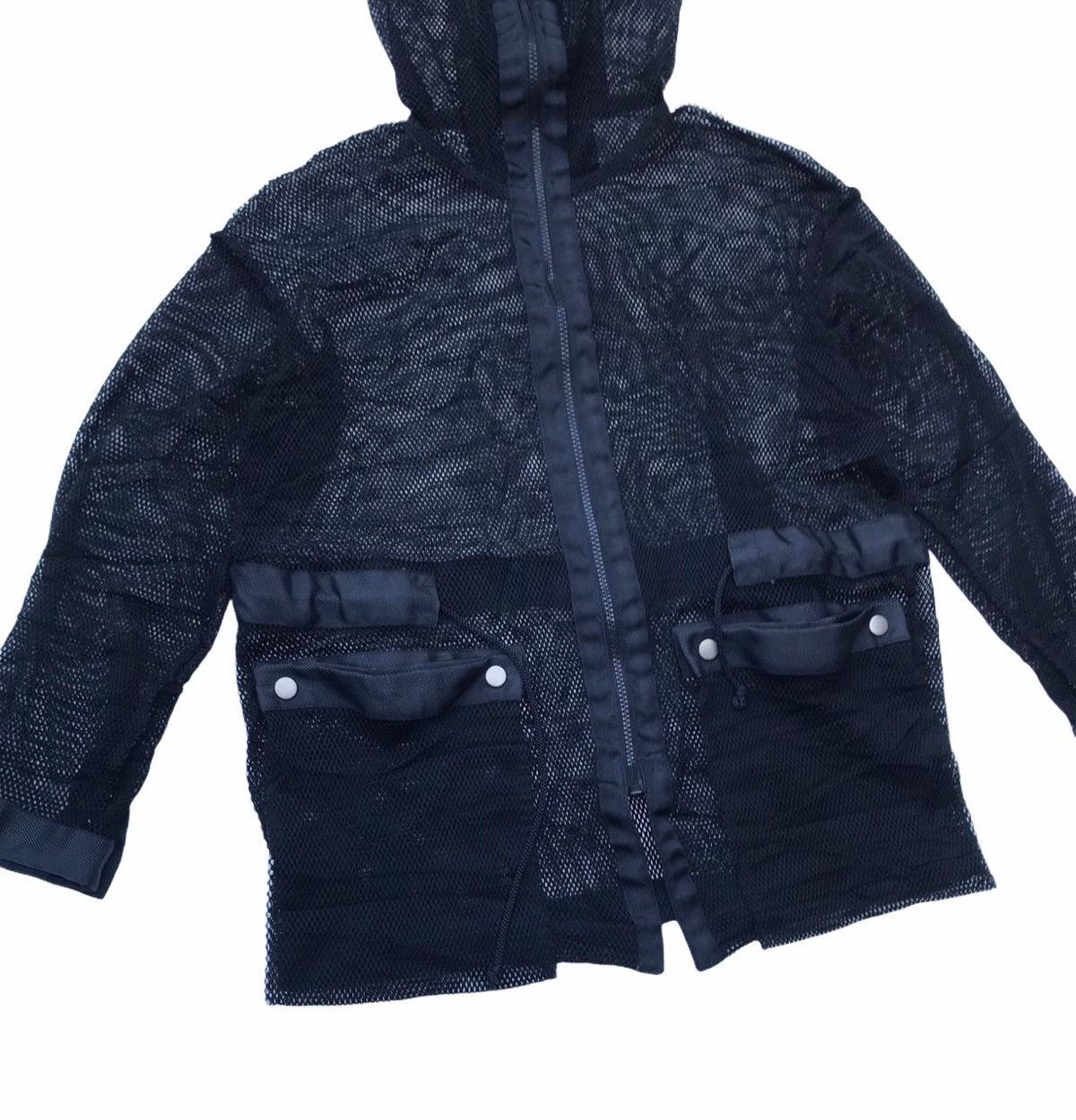 Issey Miyake Archival Issey Miyake Detachable Pocket Mesh Hoodie Jacket Size US M / EU 48-50 / 2 - 4 Thumbnail