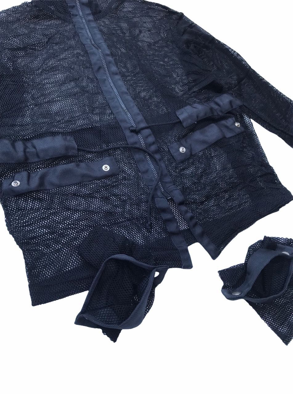 Issey Miyake Archival Issey Miyake Detachable Pocket Mesh Hoodie Jacket Size US M / EU 48-50 / 2 - 10 Thumbnail