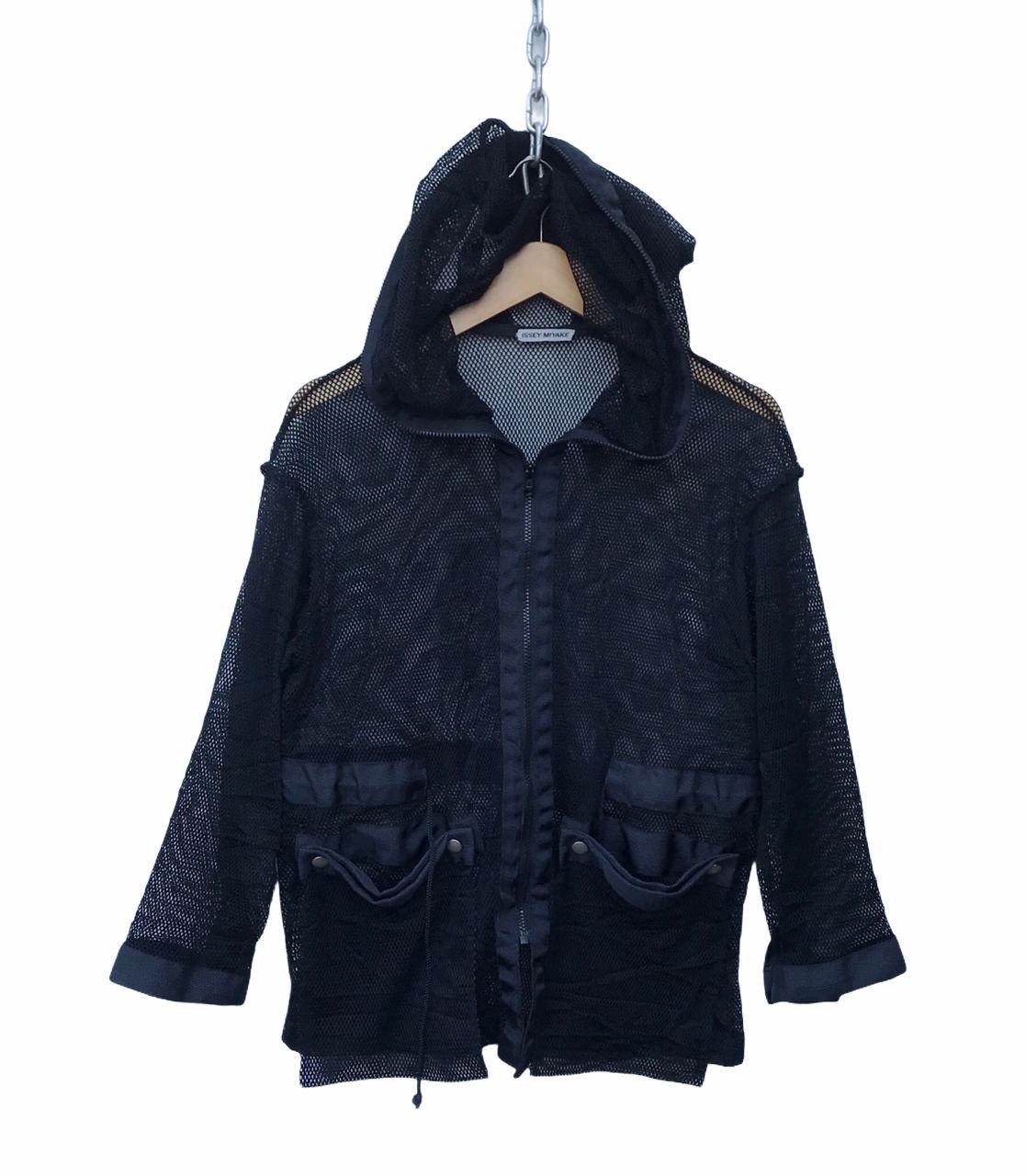 Issey Miyake Archival Issey Miyake Detachable Pocket Mesh Hoodie Jacket Size US M / EU 48-50 / 2 - 11 Thumbnail