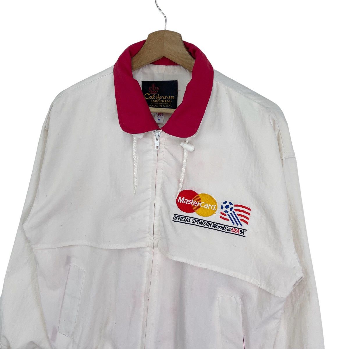 Vintage 1994 World Cup USA Mastercard Sponsored Bomber Jacket Size US M / EU 48-50 / 2 - 4 Thumbnail