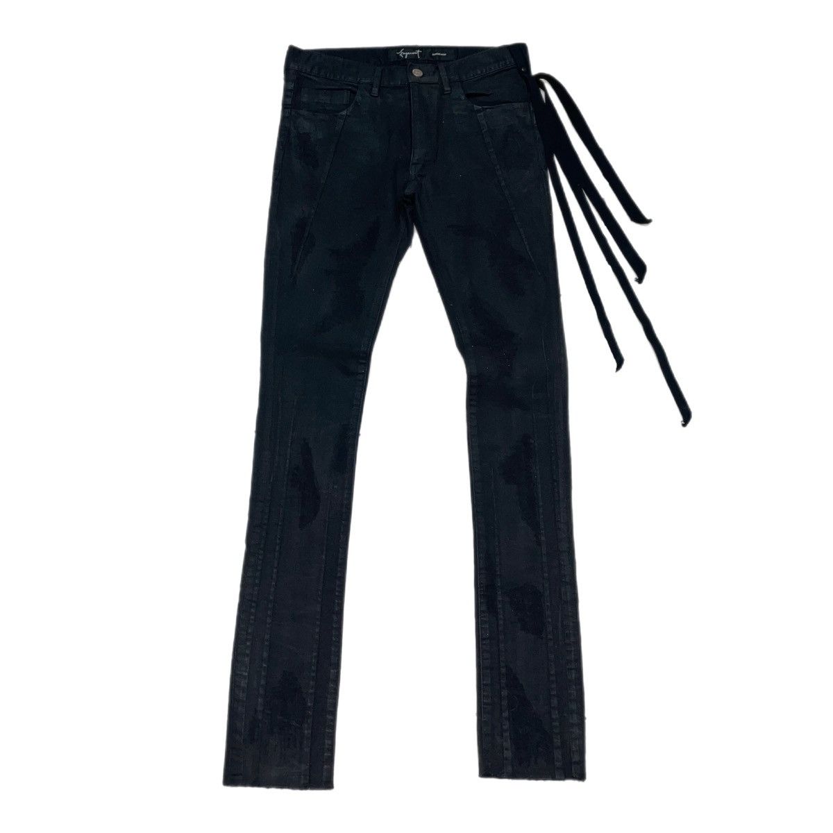 Fagassent Toshiki Aoki Toshiki Aoki Bondage Style Strap Denim Size US 31 - 2 Thumbnail