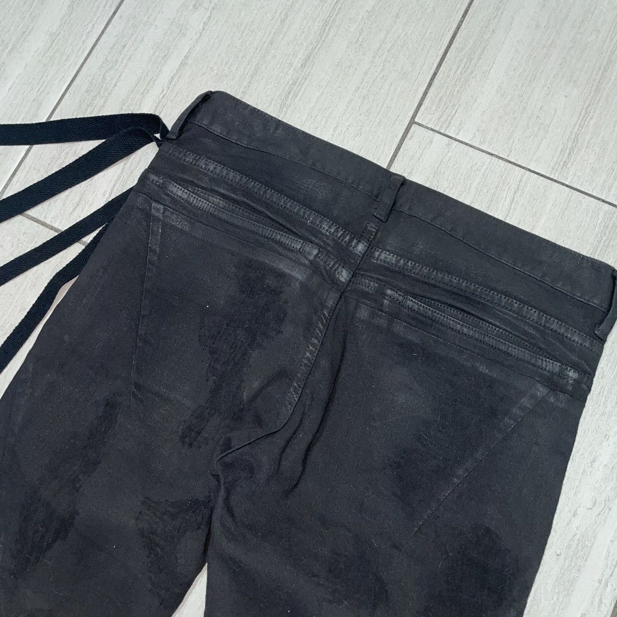 Fagassent Toshiki Aoki Toshiki Aoki Bondage Style Strap Denim Size US 31 - 7 Thumbnail