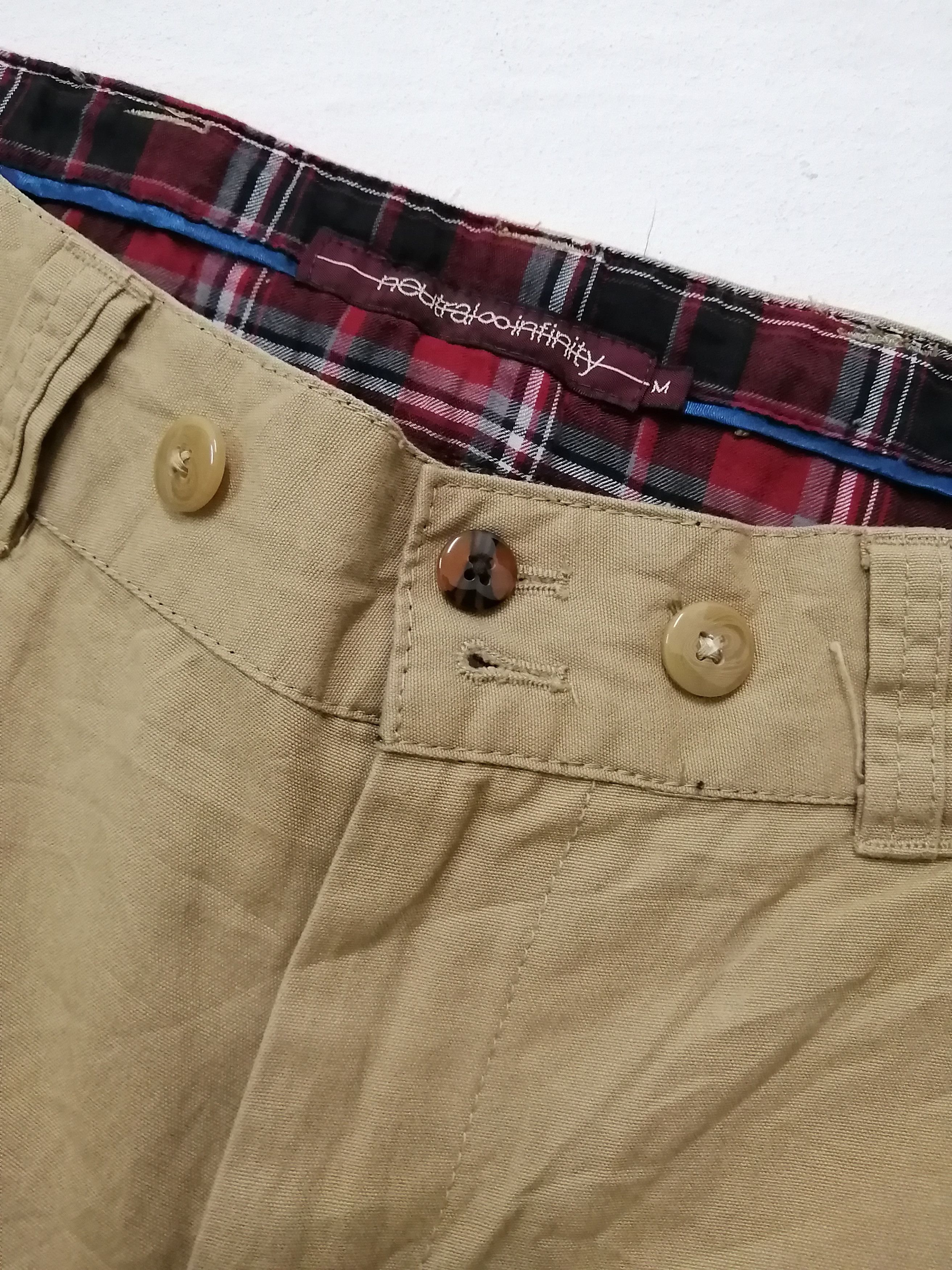 Japanese Brand Neutral Infinity Japanese Multipocket Cargo Pants Size US 33 - 6 Thumbnail