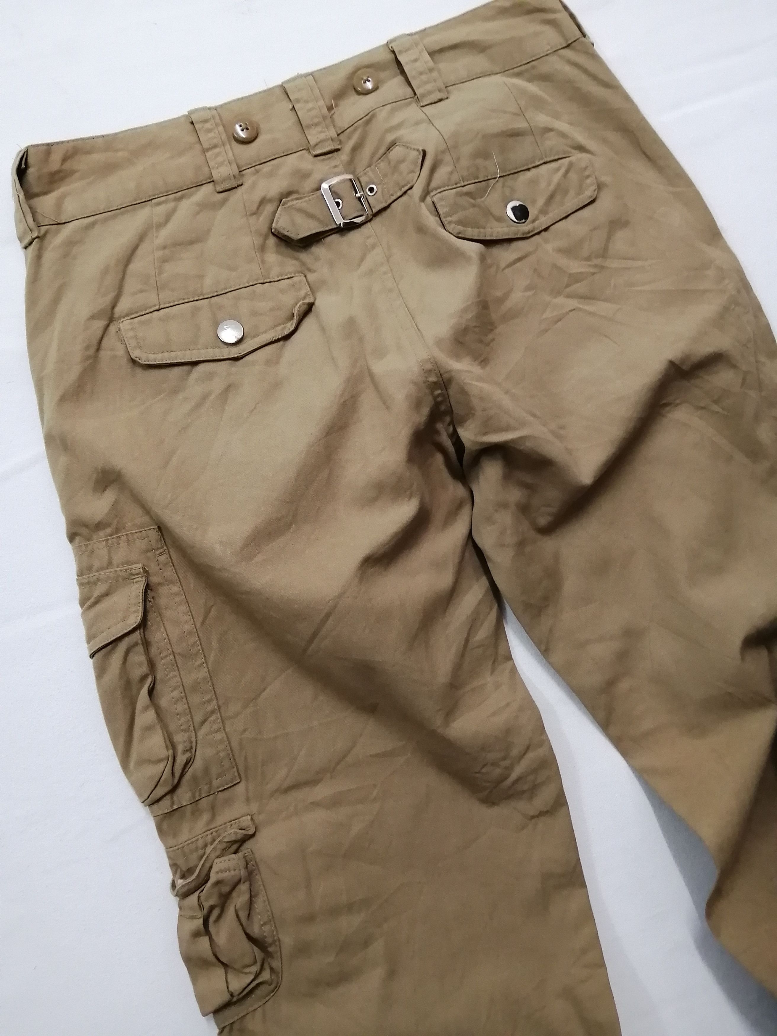 Japanese Brand Neutral Infinity Japanese Multipocket Cargo Pants Size US 33 - 3 Thumbnail