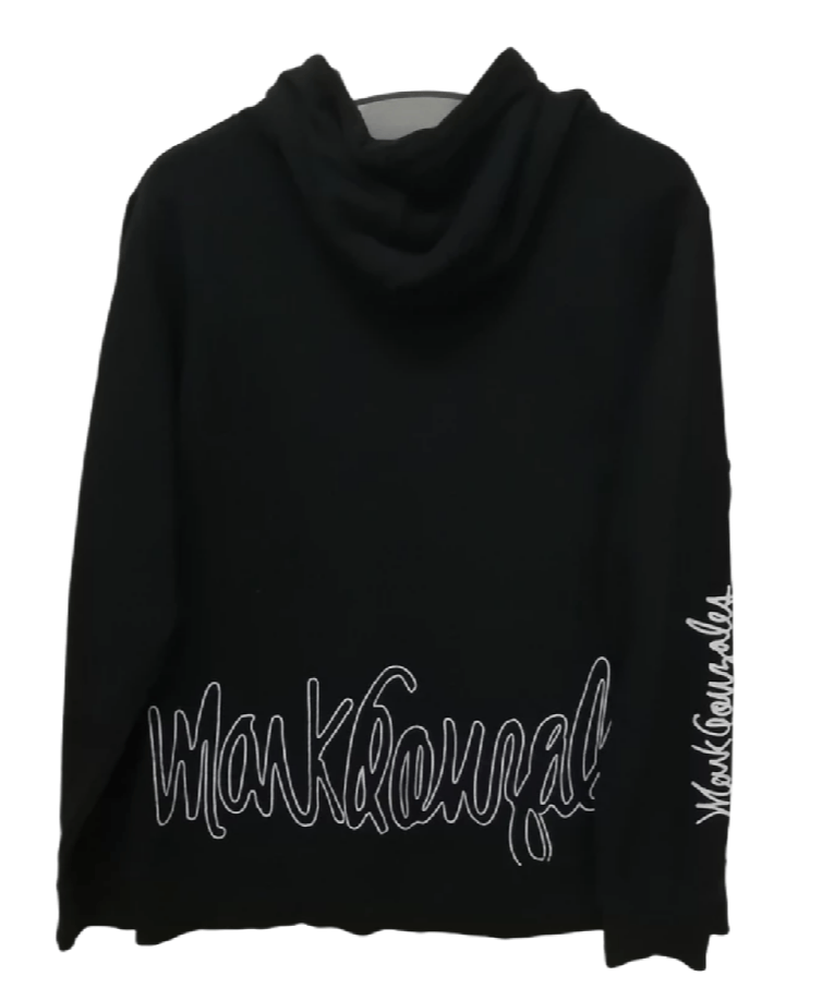 image of Mark Gonzales X Base Control Hoodie in Black, Men's (Size Large)