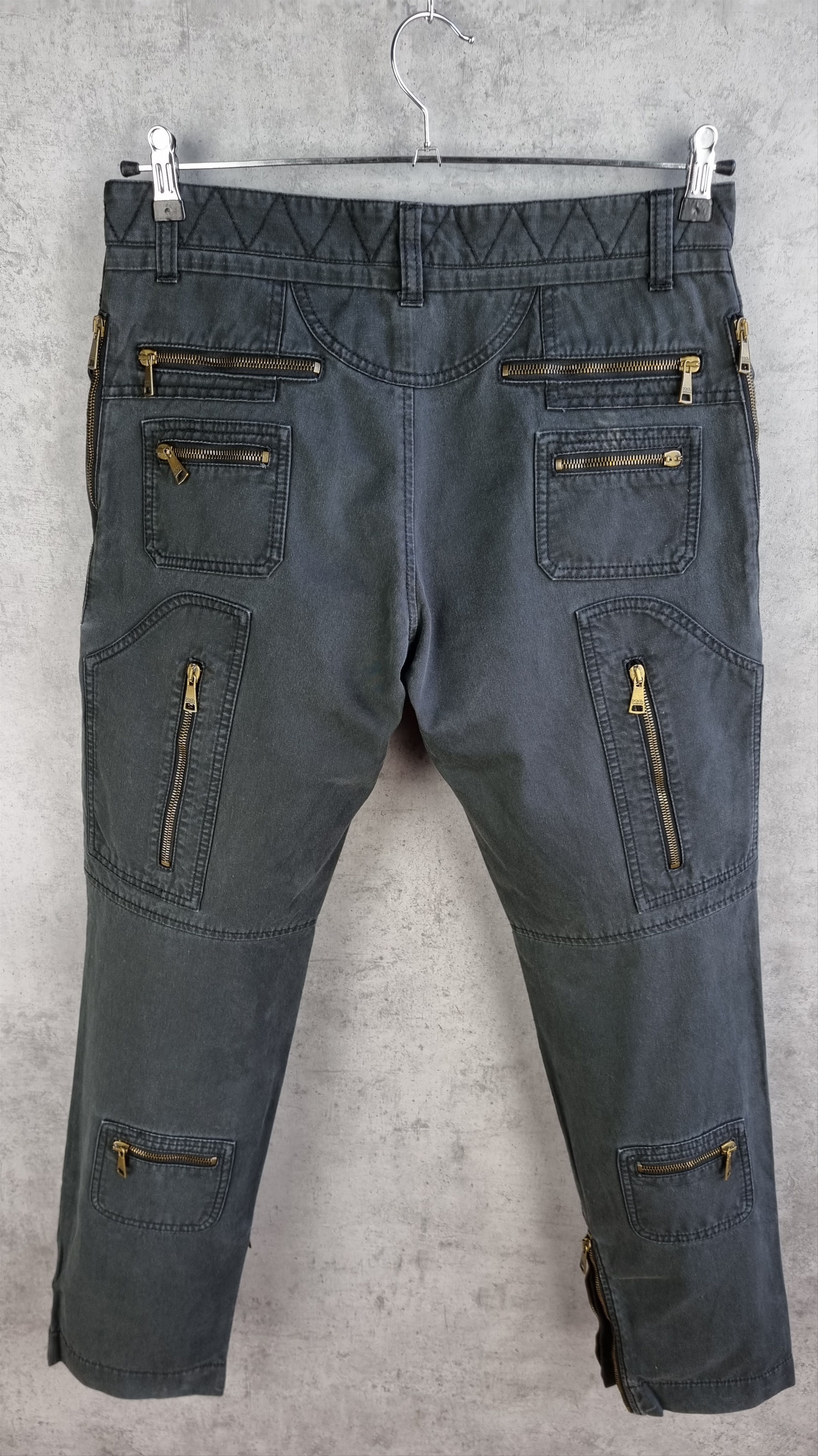 Dolce & Gabbana × Vintage Early '00 rare Multi Pockets Dolce & Gabbana Aviator Pants Size US 30 / EU 46 - 6 Thumbnail