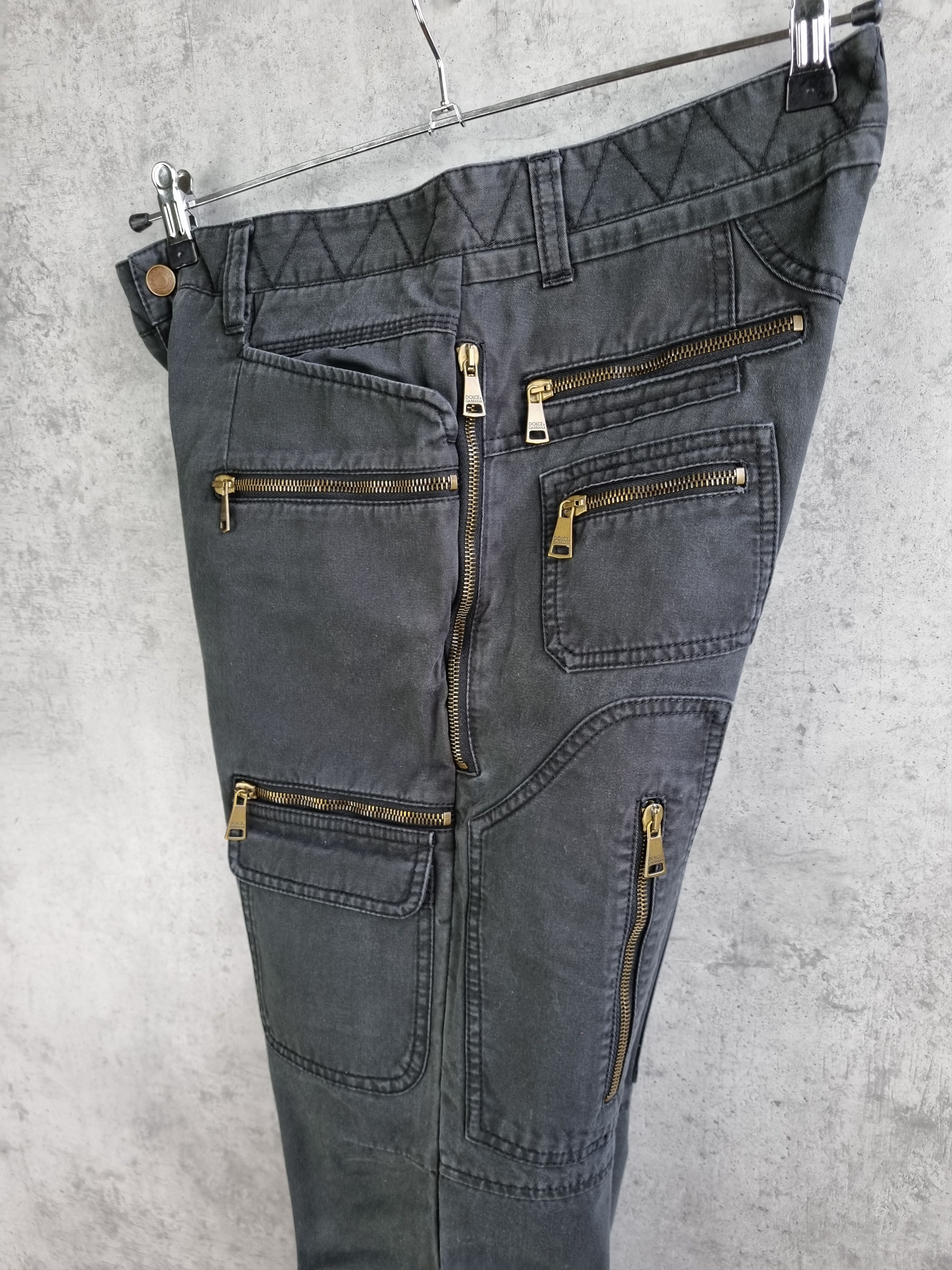 Dolce & Gabbana × Vintage Early '00 rare Multi Pockets Dolce & Gabbana Aviator Pants Size US 30 / EU 46 - 3 Thumbnail
