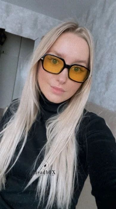 Vintage Oversized Yellow Lens Square Sunglasses Size ONE SIZE - 4 Thumbnail