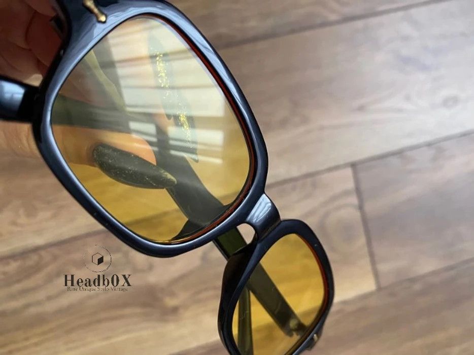 Vintage Oversized Yellow Lens Square Sunglasses Size ONE SIZE - 6 Thumbnail
