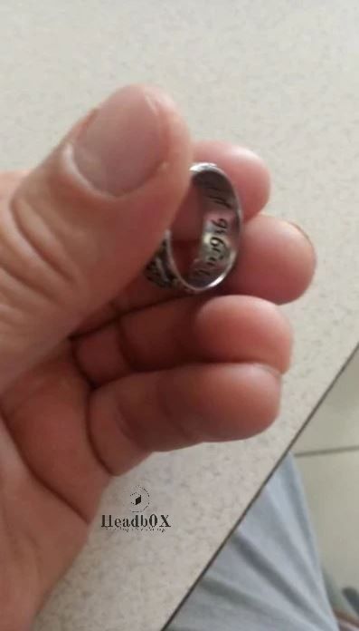 Jewelry Carved Skull Personality Ring Size ONE SIZE - 4 Thumbnail
