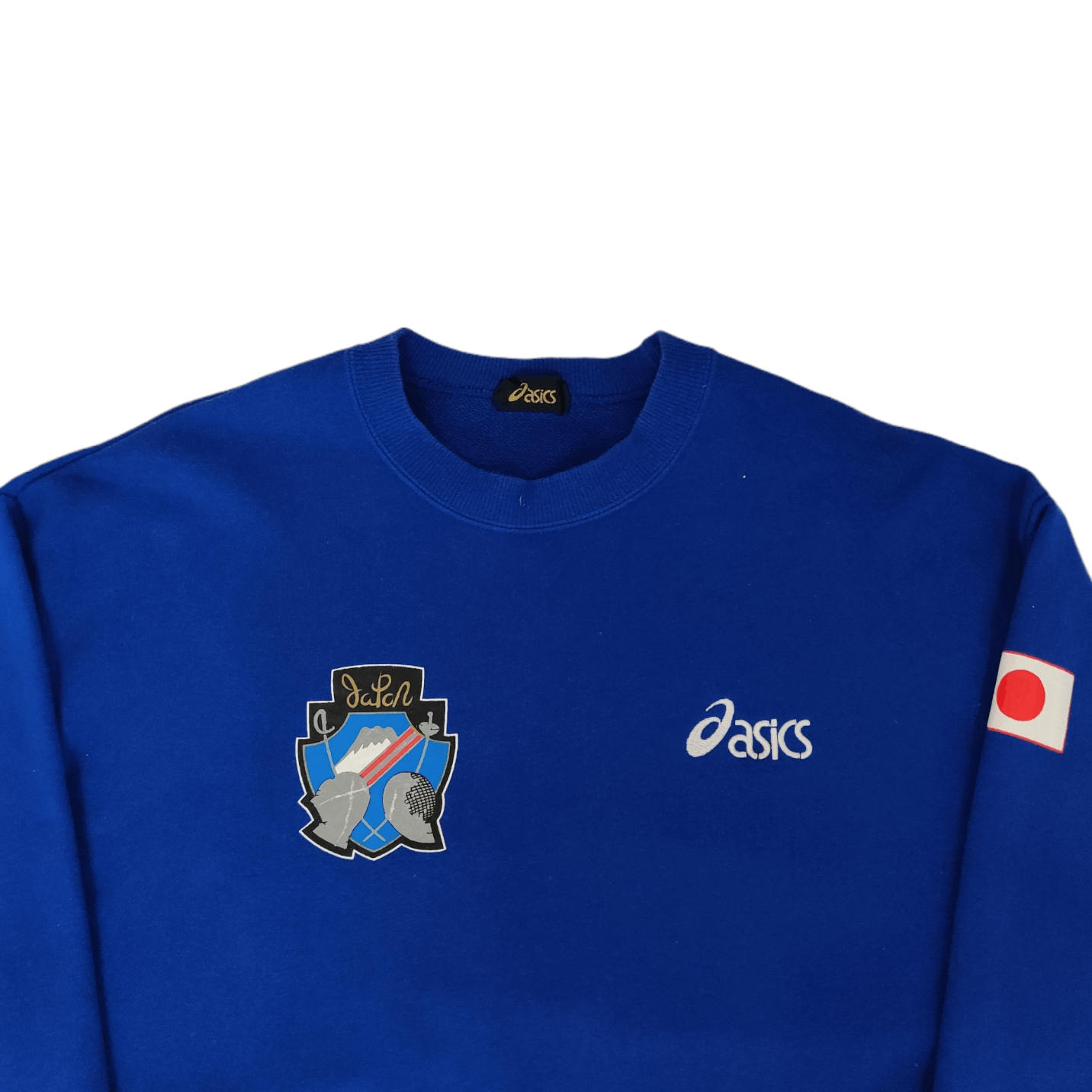 Asics RARE Vintage Asics Japan Crewneck Blue Size US L / EU 52-54 / 3 - 2 Thumbnail