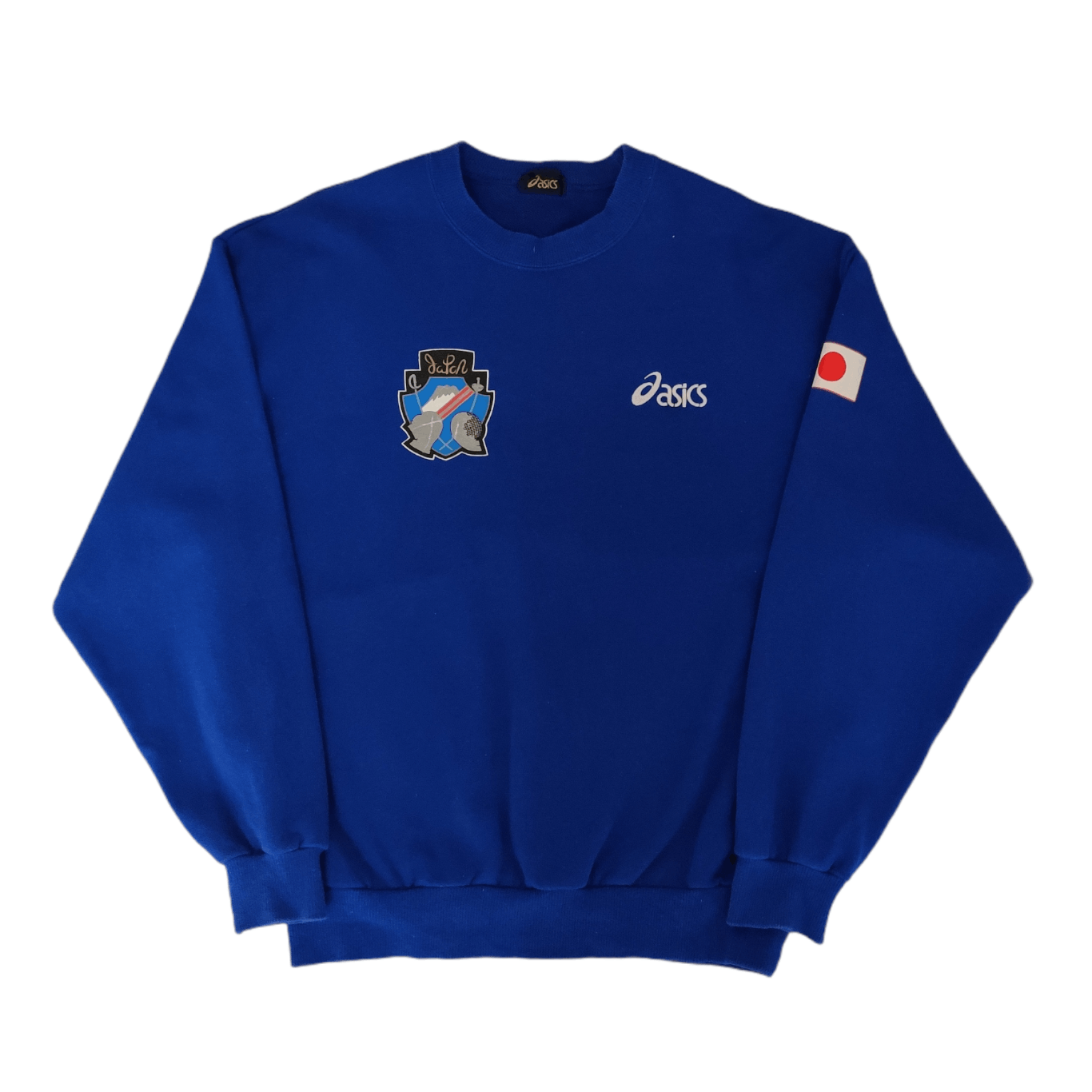 RARE Vintage Asics Japan Crewneck Blue