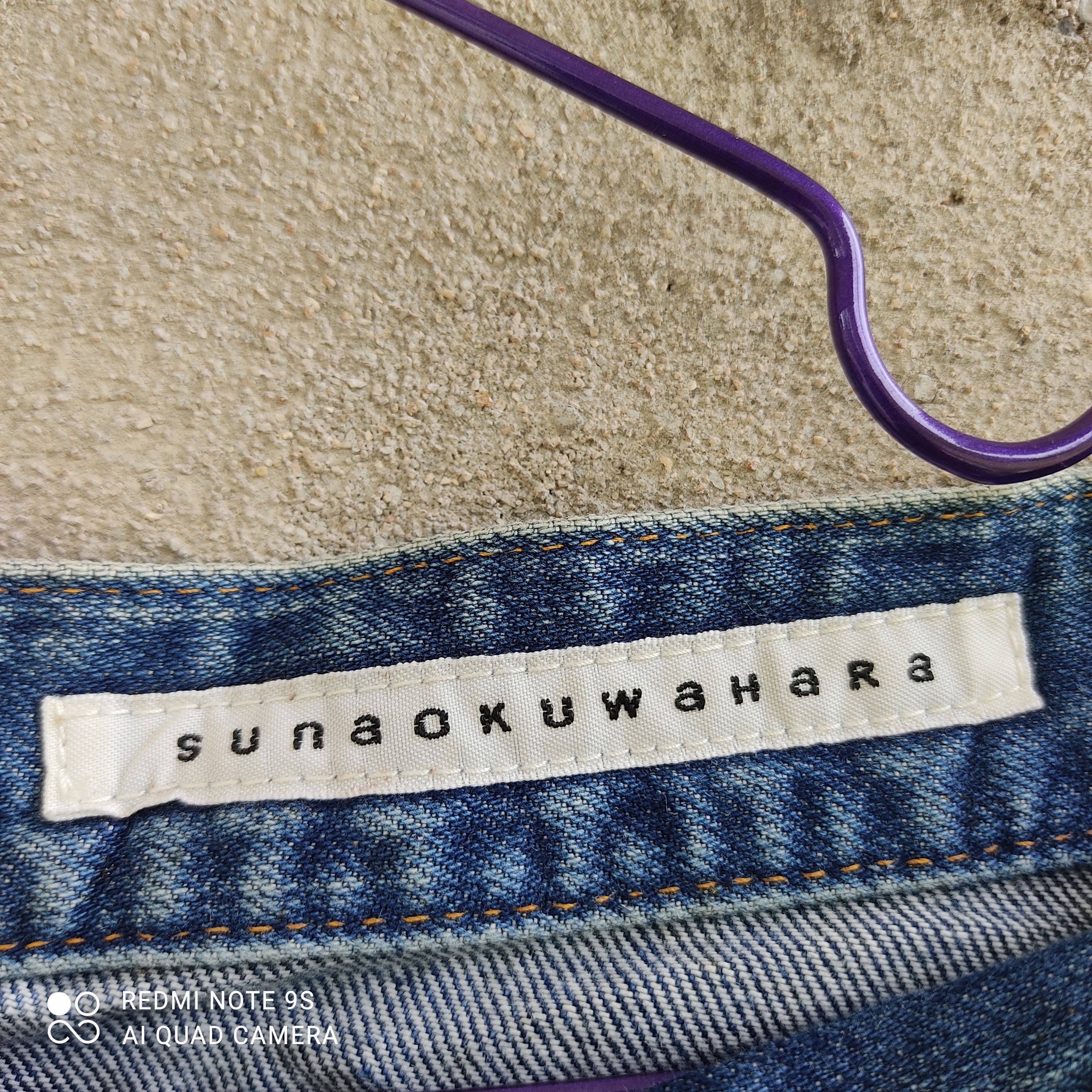 Issey Miyake Issey Miyake Sunaokuwahara Buckleback Distressed Denime Size 32" / US 10 / IT 46 - 3 Thumbnail