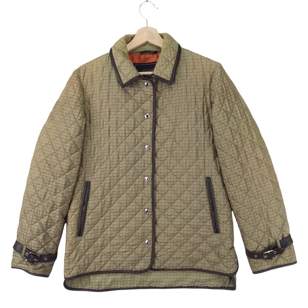 Coach Coach Quilted Monogram Jacket Size US M / EU 48-50 / 2 - 1 Thumbnail