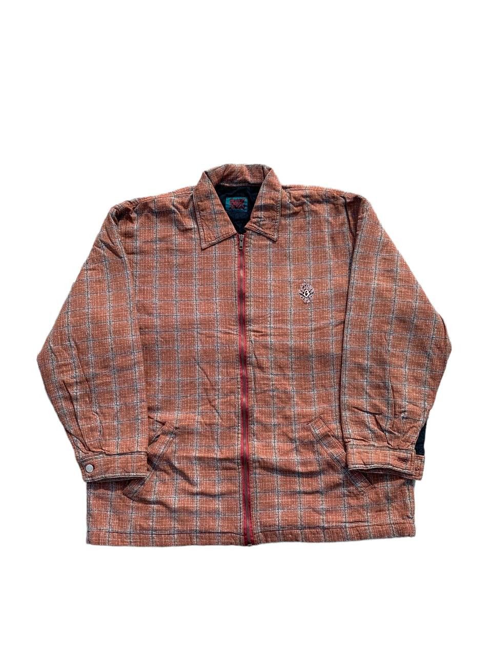 Japanese Brand Vintage Barrel Roll Quilted Lined Primaloft Plaid Jacket Size US L / EU 52-54 / 3 - 1 Thumbnail